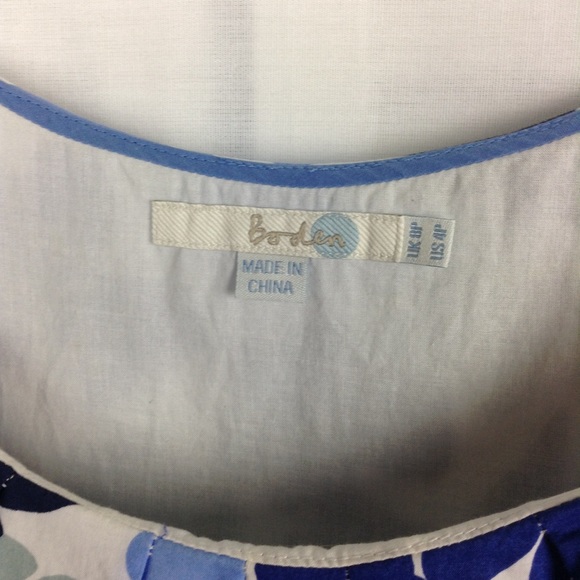 Boden Dress 4P Lined Side Zipper Mini Ribbon Waist - Picture 4 of 6